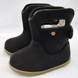 Bogs Solid Black Waterproof Winter Snow Boots - Infants Size 5 - 71460